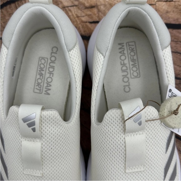 Adidas Shoes Womens Size 7.5 White Cloudfoam Move Slip On Walking Comfort JI4831 - Picture 8 of 11